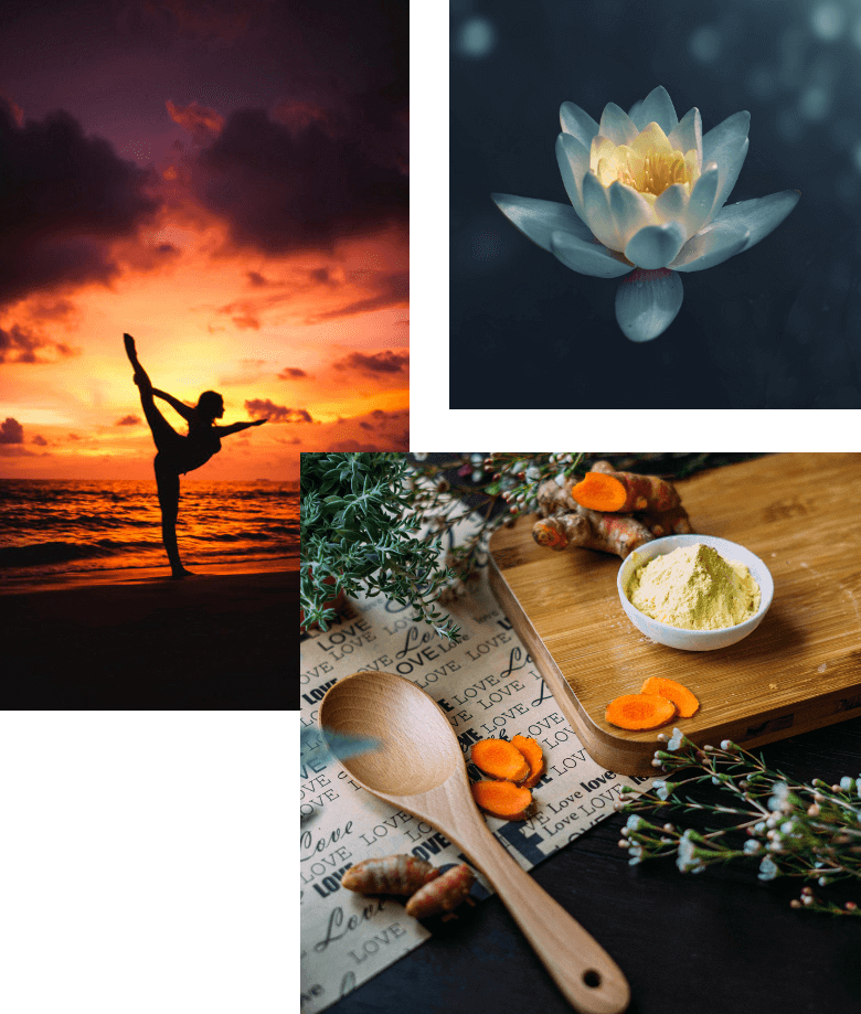 Yoga, Ayurveda, massage behandlingar